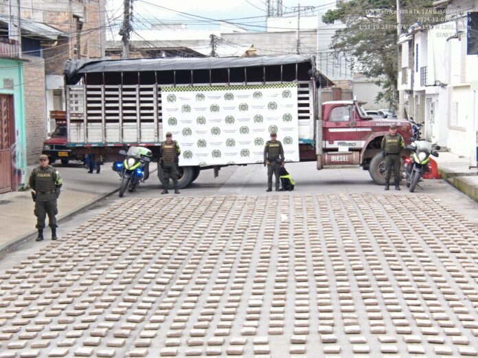 Policía incauta más de 1,6 toneladas de marihuana en el Huila