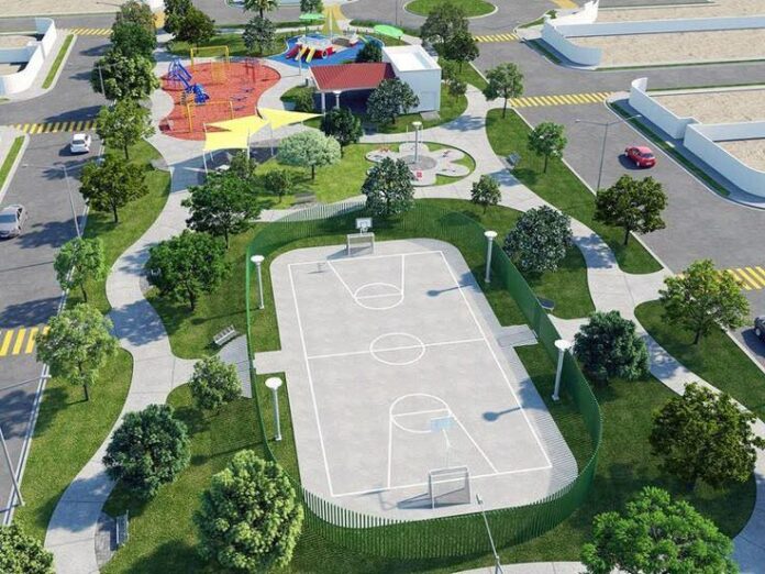 PLANOS DEL MODERNO PARQUE QUE SE CONSTRUIRÁ.