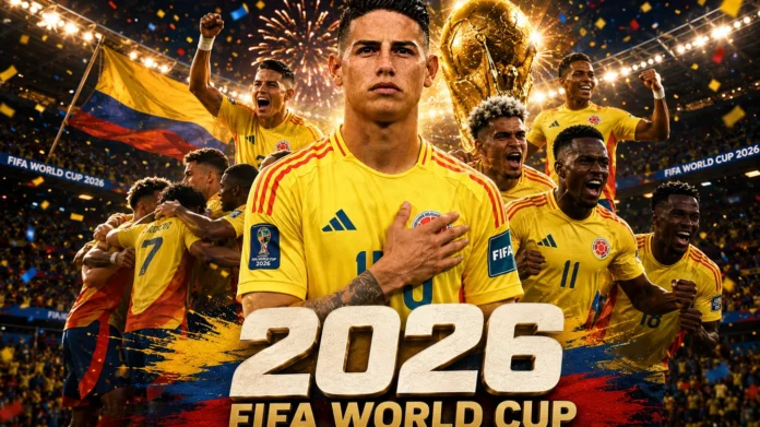 James Rodríguez en el Mundial