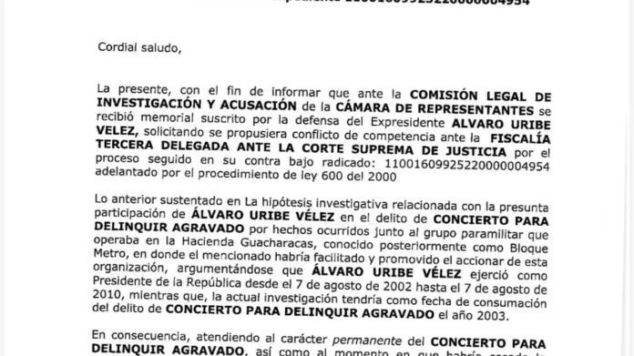 proceso de Uribe