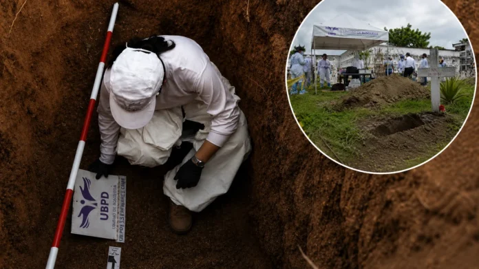 Colombia Huila dos cuerpos
